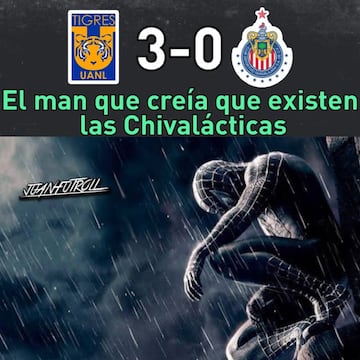 Los memes de la derrota de Chivas ante Tigres