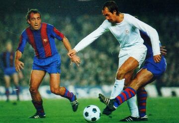 Figura histórica del Barcelona, militó con los culés entre 1970 y 1981, con varios Clásicos en su haber. Terminó su carrera en México, donde jugó con Puebla y Oaxtepec.