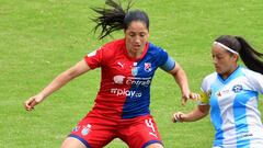 Diana Ospina, capitana de Medell&iacute;n-Forma &Iacute;ntimas habl&oacute; antes del cl&aacute;sico ante Nacional.