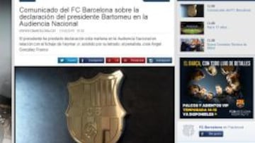 El club: "Bartomeu no intervino en la negociación por Neymar"