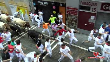 Resumen del sexto encierro San Fermín: el más peligroso