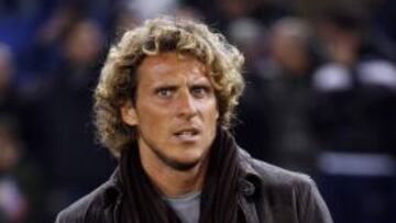 El delantero uruguayo Diego Forlan.