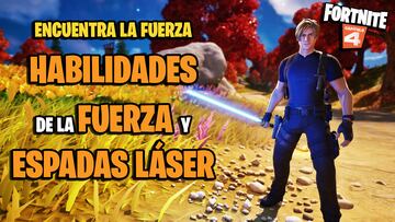 fortnite star wars habilidades de la fuerza espadas laser