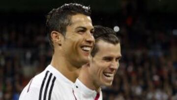 Cristiano y Bale tras el encuentro ante el Rayo