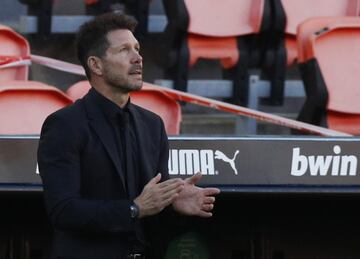 Simeone emocionado. 