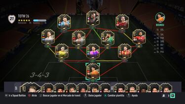 TOTW 26 de FUT FIFA 21 con Benzema, Fekir, Dest y Bounou ya disponible