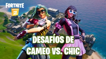 Fortnite Cap&iacute;tulo 2 - Temporada 1: gu&iacute;a de desaf&iacute;os de Cameo vs. Chic