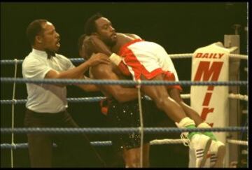 18 de noviembre de 1990.Chris Eubank contra Nigel Benn. La pelea fue detenida en el noveno asalto y Eubank ganó el combate.