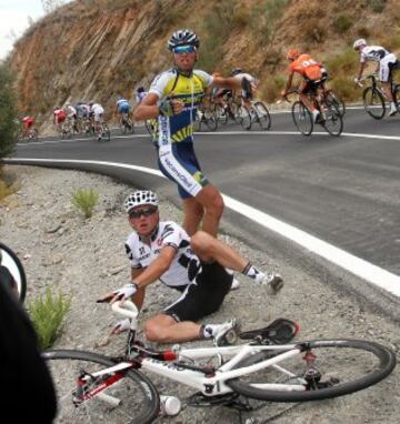 Vuelta de 2009.  Simon Gerrans en la etapa número doce.