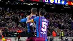 La dedicatoria de Ferran Torres a la hija de Luis Enrique que es viral