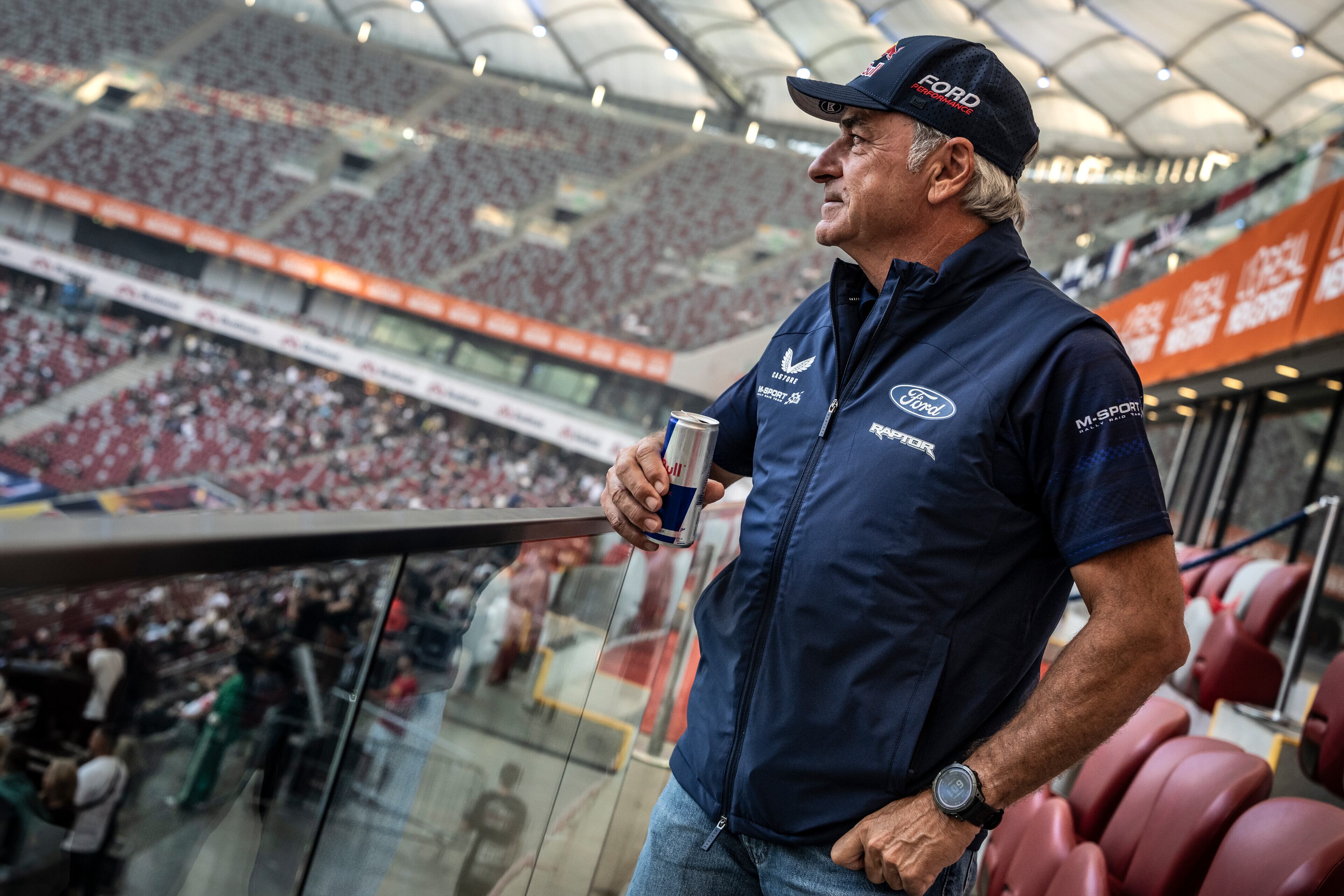Carlos Sainz, piloto de Ford en el Rally Dakar.