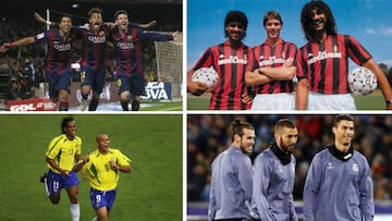 Los mejores tridentes de la historia del fútbol: MSN, BBC...