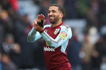 Aaron Lennon jugador del Burnley puede llegar a correr 33,8km/h.