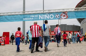 Atlético de Madrid Día del Niño 2023 en Estadio Cívitas Metropolitano.