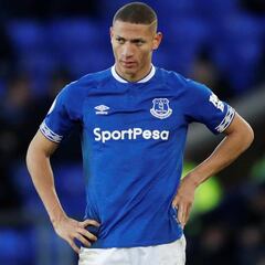 Richarlison, delantero del Everton, en la agenda del Atleti