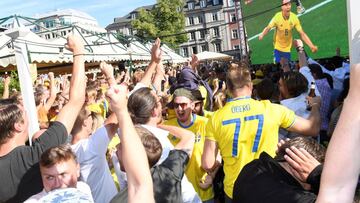 Así se vivió en Suecia el triunfo sobre México