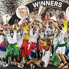 Sevilla vs Roma, summary: Montiel, penalties, score, goals & highlights | Europa League final 22/23