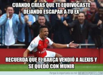 Los mejores memes que dejó Alexis y el Arsenal