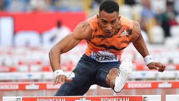 Orlando Ortega se proclamó campeón en los 60 m vallas