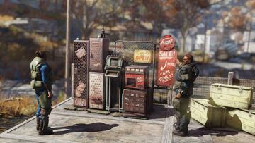 Fallout 76 a?ade las tiendas de jugadores en un parche