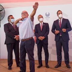 El arquero Rebollo encendió el pebetero de la Casa de España