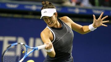Muguruza overpowers Garcia to reach semi-finals in Tokyo
