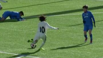 Real Madrid starlet compared to Messi scores stunning goal