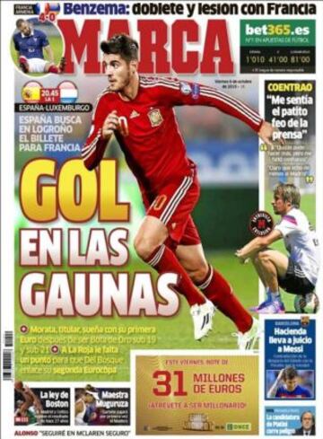 Portadas de la prensa deportiva