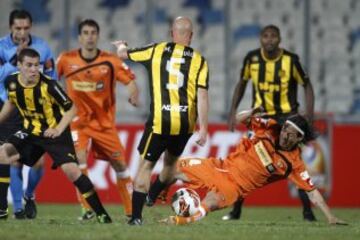 Cobreloa venció 2-0 en Uruguay a Peñarol, en duelo válido por la Sudamericana 2013.