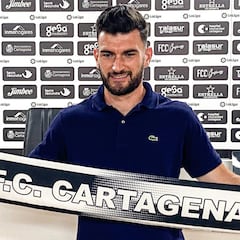 Pablo Vázquez quiere “crecer” en el Cartagonova
