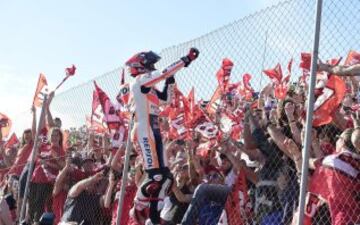 Marc Márquez celebra su quinto mundial. 