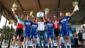 El equipo Quick-Step podría retirarse de la Vuelta a San Juan.