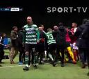 Mathieu la lía en Portugal: error en el gol de la derrota, patada, expulsión y tangana