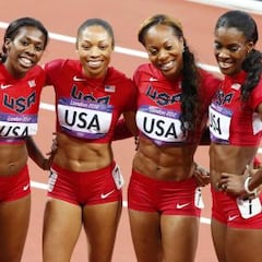 EEUU revalida el 4x400 femenino; tercer oro para Felix