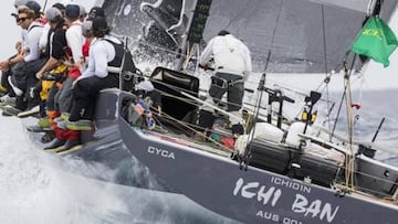 El &#039;Ichi Ban&#039; de Matt Allen en acci&oacute;n hacia la meta de la Sydney Hobart 2019.