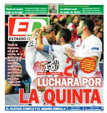 Portadas de la prensa mundial