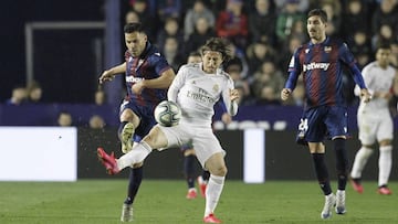 22/02/20 PARTIDO PRIMERA DIVISION 
 LEVANTE - REAL MADRID 
 BRUNO MODRIC
 