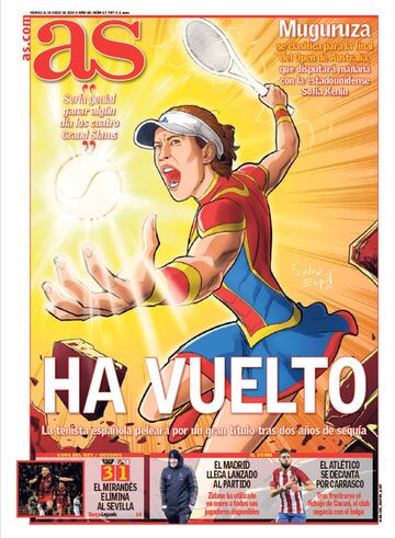 Las portadas de AS de enero