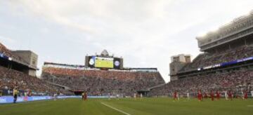 There was an exellent turnout at the Ohio Stadium for the International Champions Cup fixture.