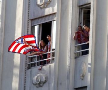 La celebración en la plaza de Neptuno