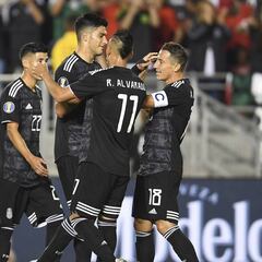 Los goles de la victoria de México sobre Cuba en la Copa Oro