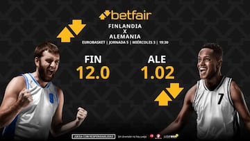 Finlandia vs. Alemania: horario, dónde ver, pronósticos y estadísticas