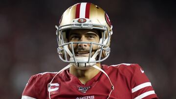 Garoppolo solo jugó seis partidos este año (3-3) por lesión en el tobillo. Solo la campaña anterior, en la que jugó los 16 encuentros, ha iniciado más de seis partidos.