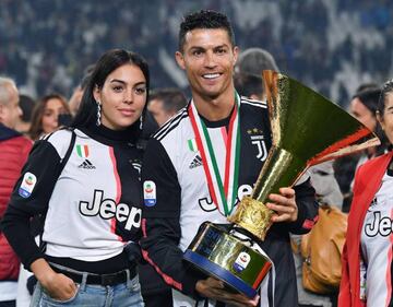 Cristiano Ronaldo with Georgina Rodríguez