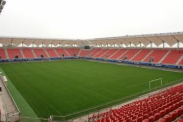 Estadio Nelson Oyarzún ubicado en Chillán, en el centro sur del país andino, y con capacidad para 12 espectadores. Aquí México jugará sus dos primeros partidos en el Mundial Sub-17, frente a Argentina y Australia.