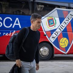 Antonio Hidalgo cumple un año en el Huesca