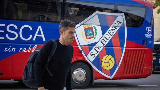 Antonio Hidalgo cumple un año en el Huesca