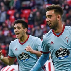 Brais Méndez se bautiza en 'La Catedral' con su primer gol