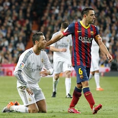 El día en que Cristiano Ronaldo minimizó a Xavi por jugar en Qatar