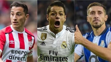 Los mexicanos en equipos campeones de Champions League